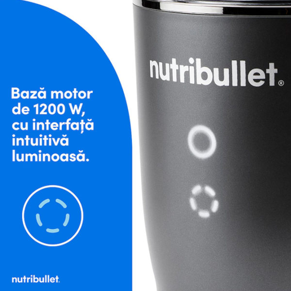 Blender staționar Nutribullet NB1224DG Black  photo 4