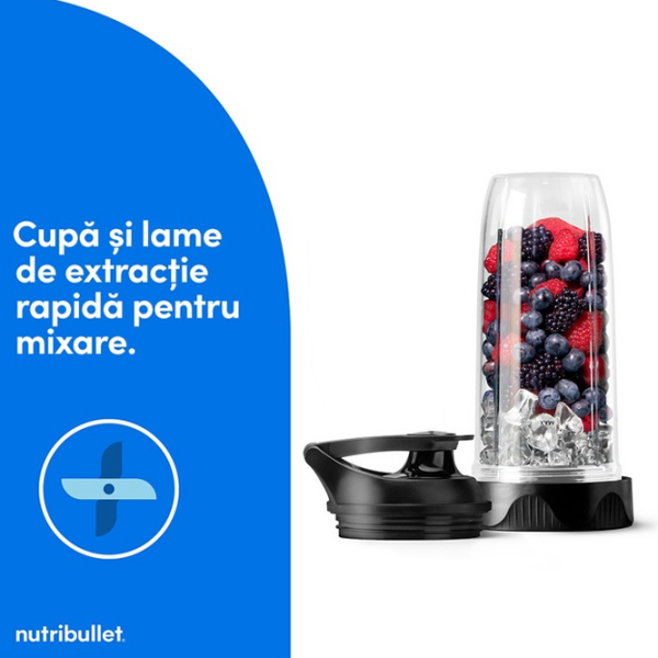 Blender staționar Nutribullet NB1224DG Black  photo 6