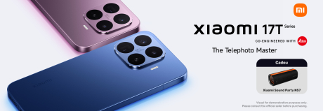 Ia-ți noul Xiaomi 17T sau Xiaomi 17T Pro și primești cadou!