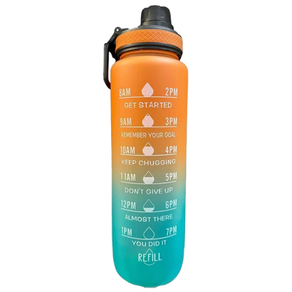 Sticlă pentru apă Sportline 64559 Multicolor 1.05l photo 1