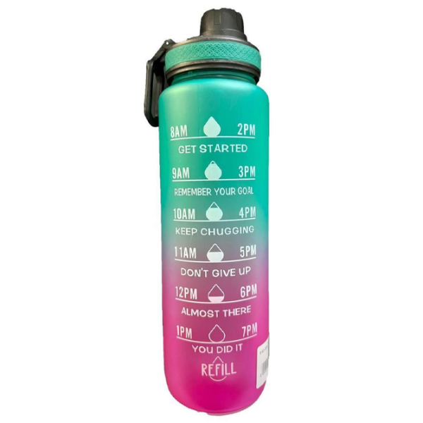 Sticlă pentru apă Sportline 64559 Multicolor 1.05l photo 2