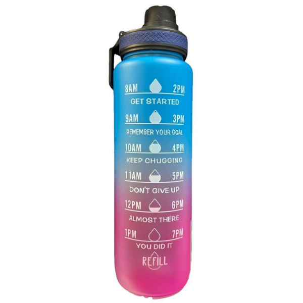 Sticlă pentru apă Sportline 64559 Multicolor 1.05l photo 3