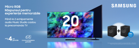 Precomandă Samsung TV și ai echipament audio Music Studio cadou!