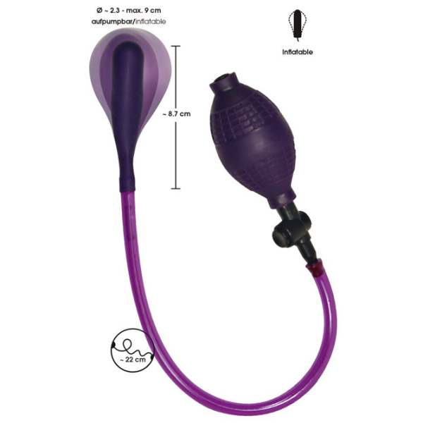Анальная игрушка Bad Kitty Anal Balloon Пурпурный  photo 3