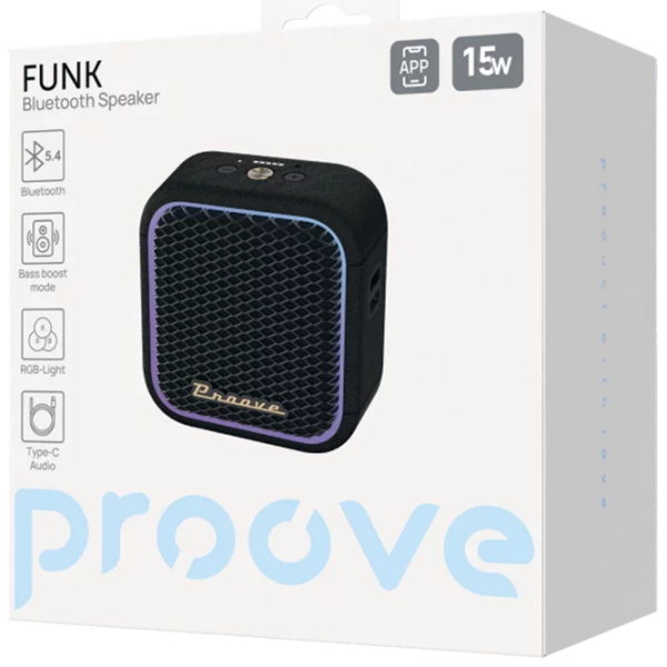 Портативная колонка Proove Funk Черный 15 Вт photo 6