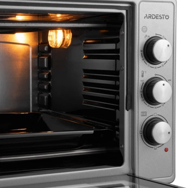 Электрическая печь Ardesto MEO-N40GR Нержавеющая сталь 1300 Вт, 40 л photo 6
