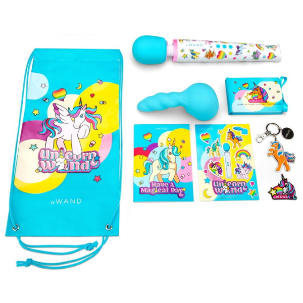 Vibrator le Wand Unicorn Wand Blue  photo 2