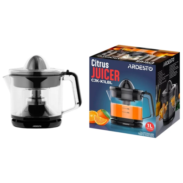 Storcator de fructe Ardesto CJK-K1LBL Black 40 W, Pentru citrice, Numărul de viteze: 1 photo 5