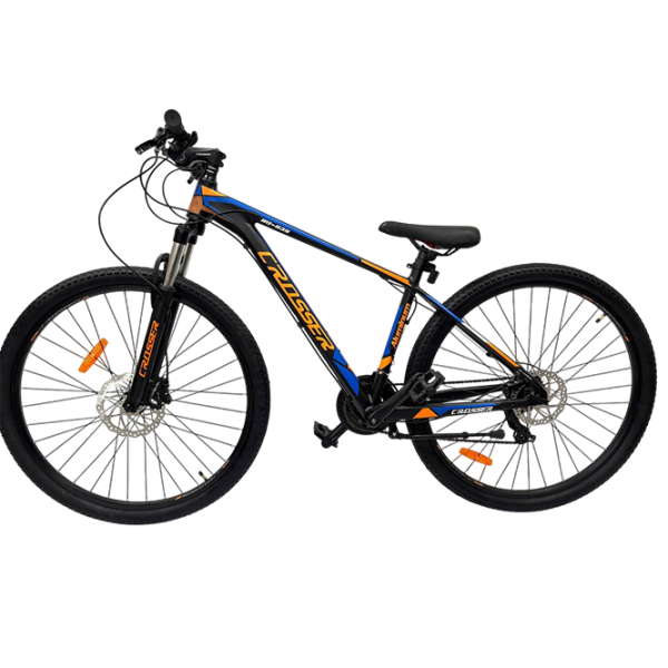 Bicicletă Crosser MT-036 29" 17" Black Orange Aluminiu / Pentru adulți photo 1