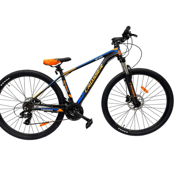 Bicicletă Crosser MT-036 29" 17" Black Orange Aluminiu / Pentru adulți photo 2