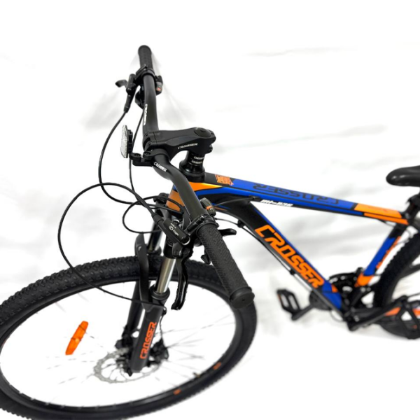 Bicicletă Crosser MT-036 29" 17" Black Orange Aluminiu / Pentru adulți photo 4