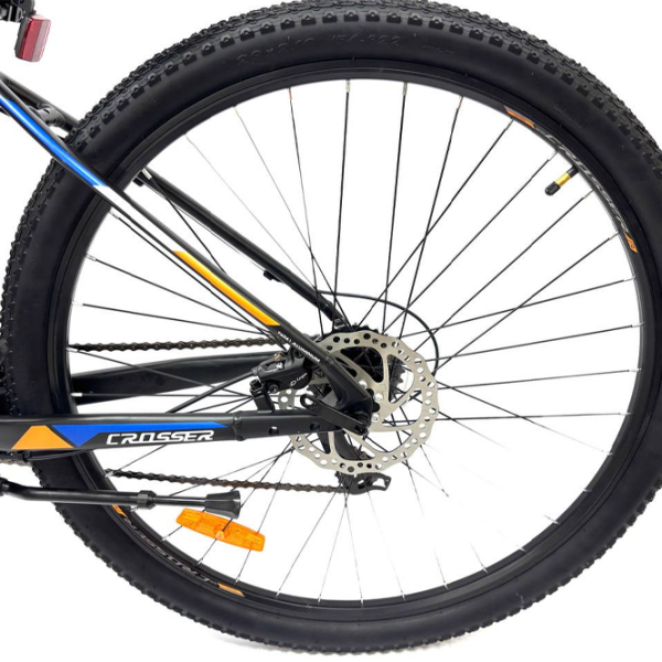 Bicicletă Crosser MT-036 29" 17" Black Orange Aluminiu / Pentru adulți photo 7