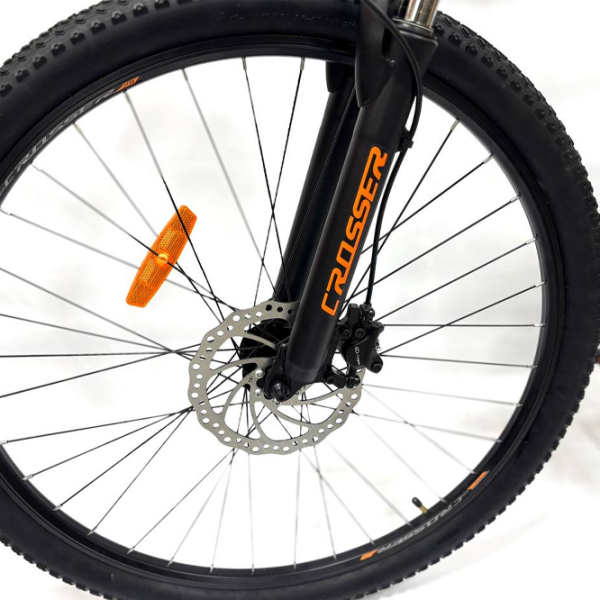 Bicicletă Crosser MT-036 29" 17" Black Orange Aluminiu / Pentru adulți photo 8