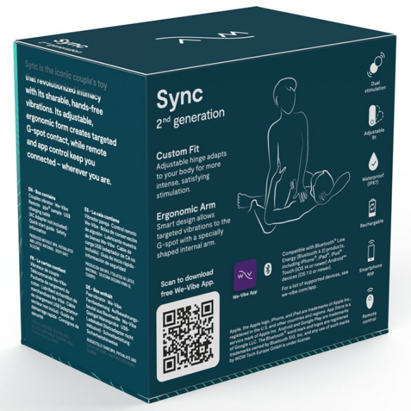 Вибратор We-Vibe Sync 2 Зеленый  photo 11
