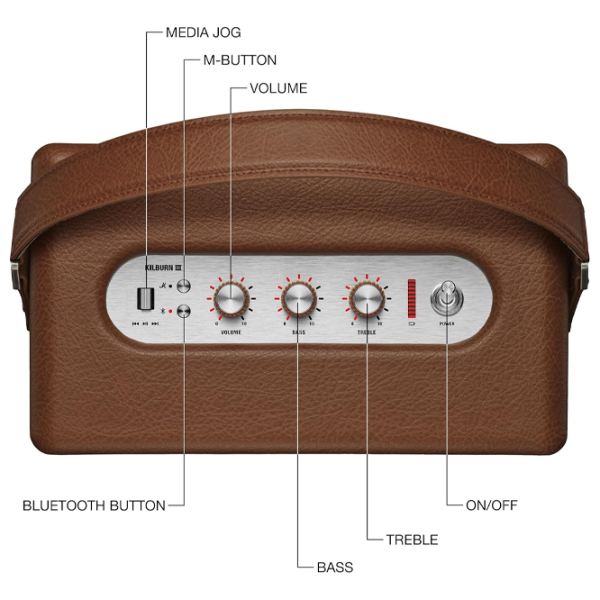 Портативная колонка Marshall Kilburn 3 Коричневый 50 W photo 6