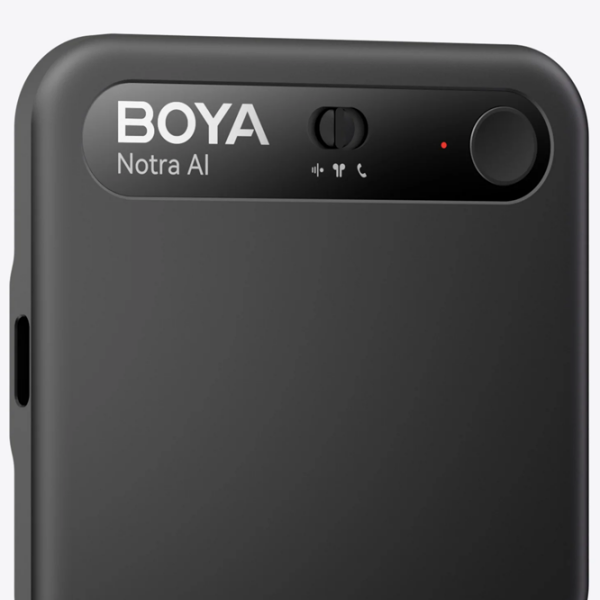 Microfon Boya Notra AI Note Taker & Voice Recorder Black  photo 3