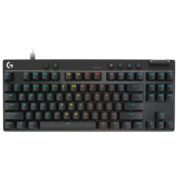 Tastatură Logitech G PRO X TKL Rapid Black Gaming, Cu fir photo 1