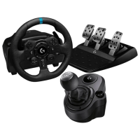 Volan Logitech G923 + Shifter Bundle Black Cu fir / 21 buttons