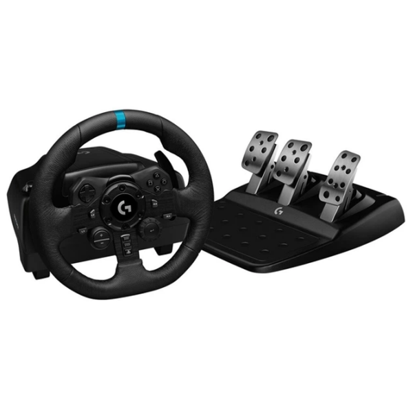 Руль Logitech G923 + Shifter Bundle Черный Проводная / 21 buttons photo 2