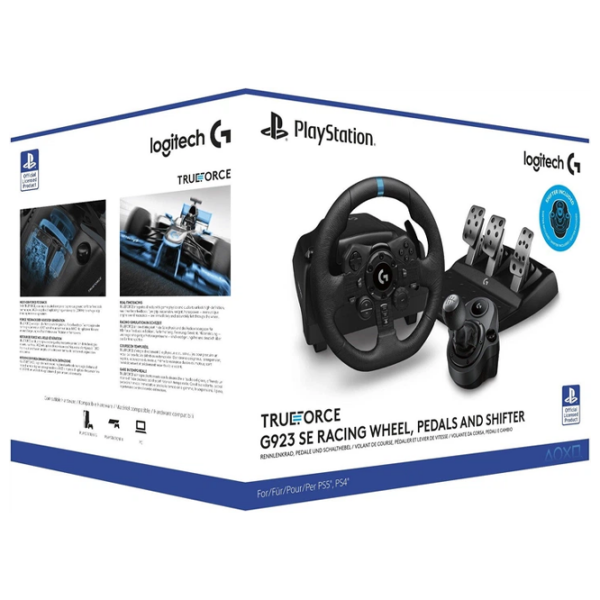 Руль Logitech G923 + Shifter Bundle Черный Проводная / 21 buttons photo 6