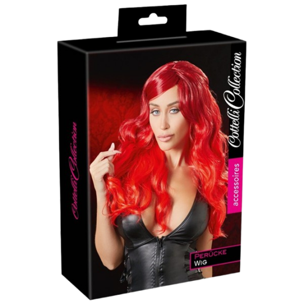 Парик Cottelli Wig Long Красный  photo 1