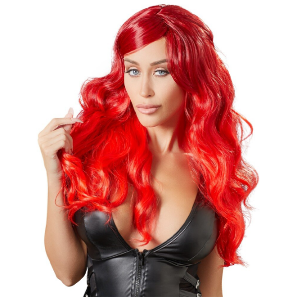 Парик Cottelli Wig Long Красный  photo 2