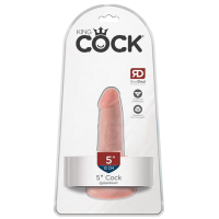 Дилдо King Cock 5" Cock (14 см) Бежевый 