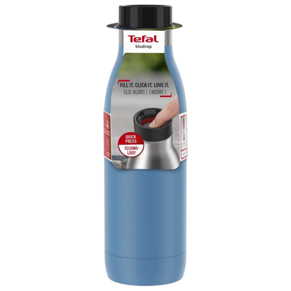 Termos Tefal Bludrop Sleeve N3110310 Blue 0.5l photo 4