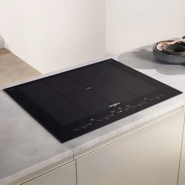 Plită încorporabilă cu inducție Whirlpool SMO 658C/BT/IXL Black Vitroceramică, 7400 W photo 4