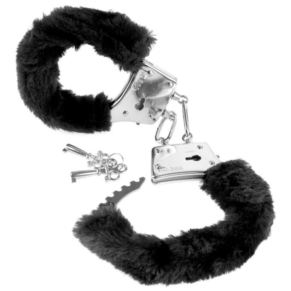 Наручники Fetish Fantasy Beginner's Furry Cuffs Черный  photo 3