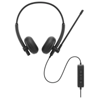 Căști Dell Wired WH125 Black Cu fir / Pentru birou / On the ear