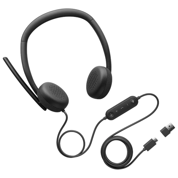 Căști Dell Pro WH3024 Black Cu fir / Personal / On the ear photo 2
