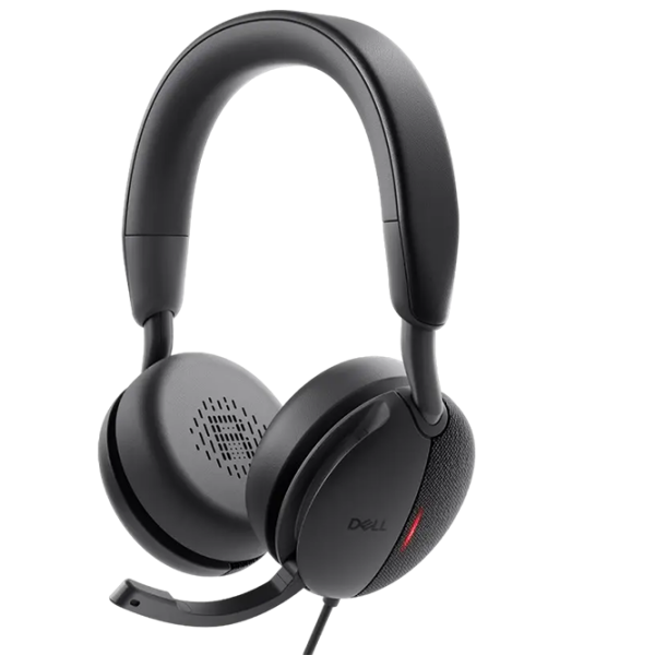 Căști Dell WH5024 Black Cu fir / Pentru birou / On the ear photo 1