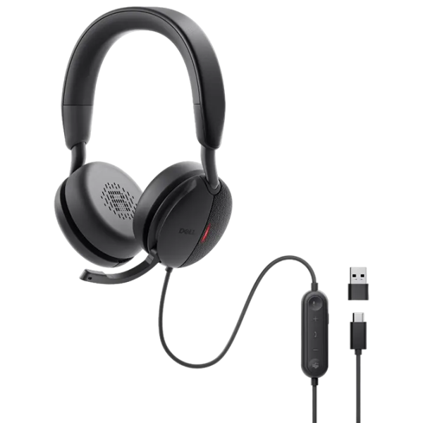 Căști Dell WH5024 Black Cu fir / Pentru birou / On the ear photo 5