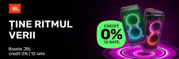 Toate boxele JBL au aceeași ofertă: credit 0% și 12 rate!