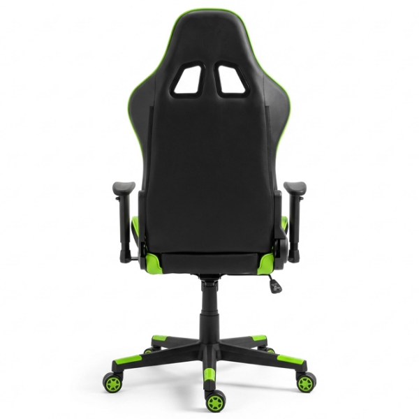 Scaun Gaming Fabrik Home Game Black Green  photo 4