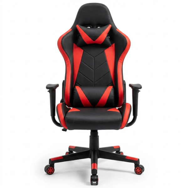 Scaun Gaming Fabrik Home Game Black Red  photo 3