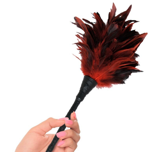 Перо для тиклинга Fetish Fantasy Frisky Feather Duster Красный  photo 2