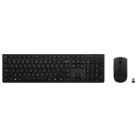Клавиатура и Мышь Lenovo Professional Черный Для дома и офиса, Беспроводные