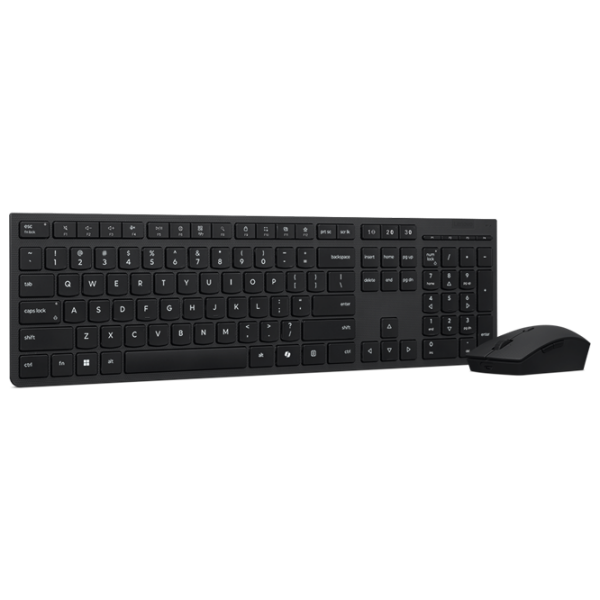Клавиатура и Мышь Lenovo Professional Черный Для дома и офиса, Беспроводные photo 2