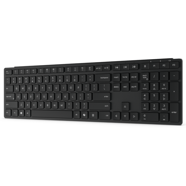 Клавиатура Lenovo Pro 6000 Черный Для дома и офиса, Беспроводные photo 2