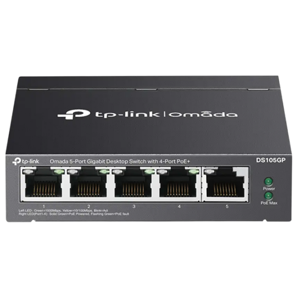 Switch TP-Link DS105GP Black 10 Gbit/s photo 1