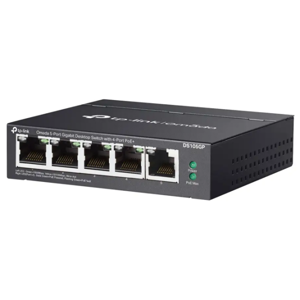 Switch TP-Link DS105GP Black 10 Gbit/s photo 3