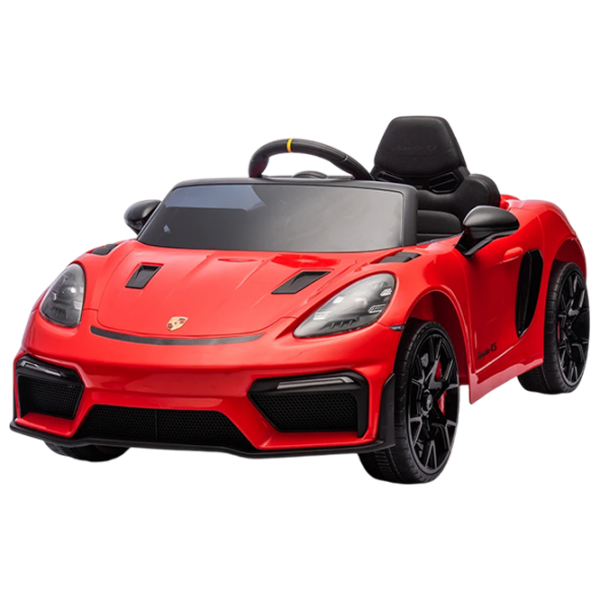 Электромобиль Porsche 718 Spyder Dake P718/1 Красный 3+ | 30 кг | 8 км/ч photo 1