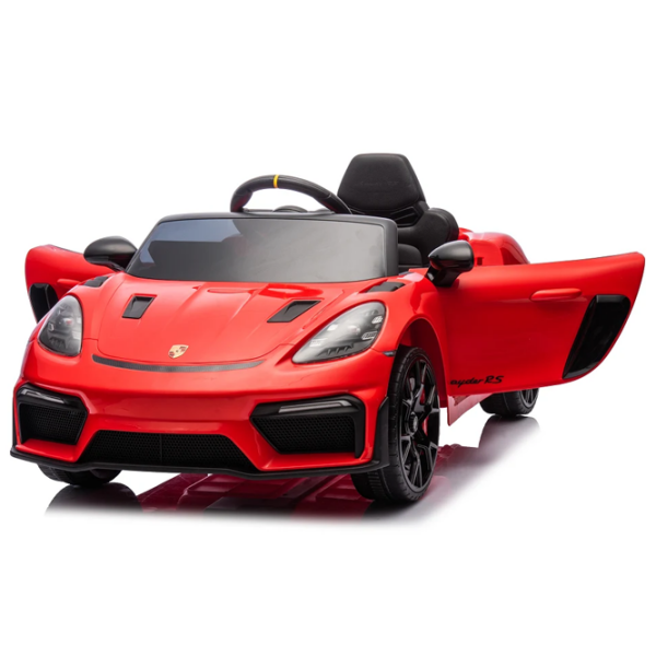 Электромобиль Porsche 718 Spyder Dake P718/1 Красный 3+ | 30 кг | 8 км/ч photo 2