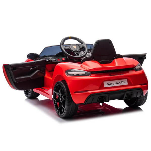 Электромобиль Porsche 718 Spyder Dake P718/1 Красный 3+ | 30 кг | 8 км/ч photo 7