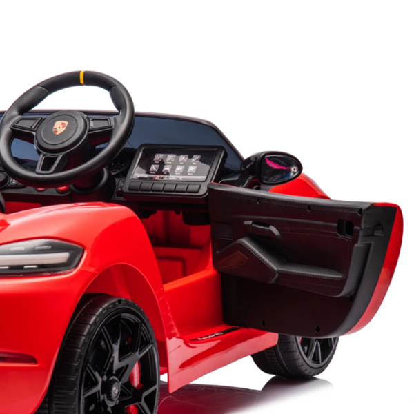 Электромобиль Porsche 718 Spyder Dake P718/1 Красный 3+ | 30 кг | 8 км/ч photo 8