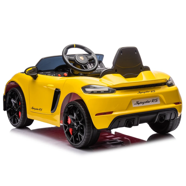 Электромобиль Porsche 718 Spyder Dake P718/4 Желтый 3+ | 30 кг | 8 км/ч photo 8