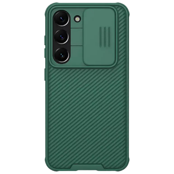 Husă pentru smartphone Samsung Galaxy S23 Plus (CamShield Pro) Dark Green Nillkin, PC, Back