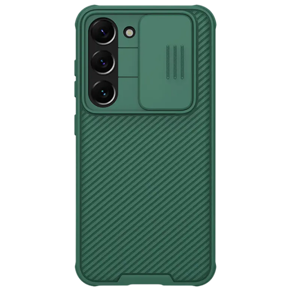 Чехол для смартфона Samsung Galaxy S23 (CamShield Pro) Тёмно-зелёный Nillkin, ПК, Back